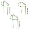 2PCS Half-Ring Plant Support Stakes U-Shaped Flower Support Rack  Potted Plants