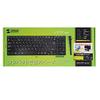 Sanwa Supply USB Slim Keyboard with Pantograph Numeric Keypad Black SKB-SL17BKN