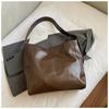 Vintage Commuter Bag Women's Large Capacity Underarm Bag Single Shoulder Messenger Bag