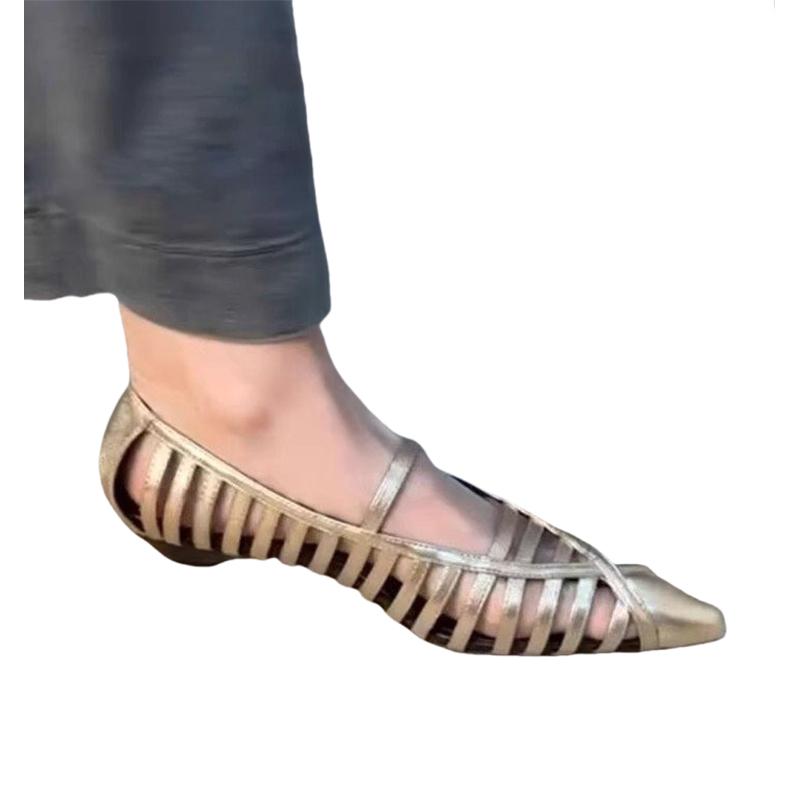 Fashion Flats Women Designer Shoes Pointed Toe Dress Sandals Fashion Autumn Woman Loafer Shoes 2025 New Trend Casual Zapatillas De Mujer