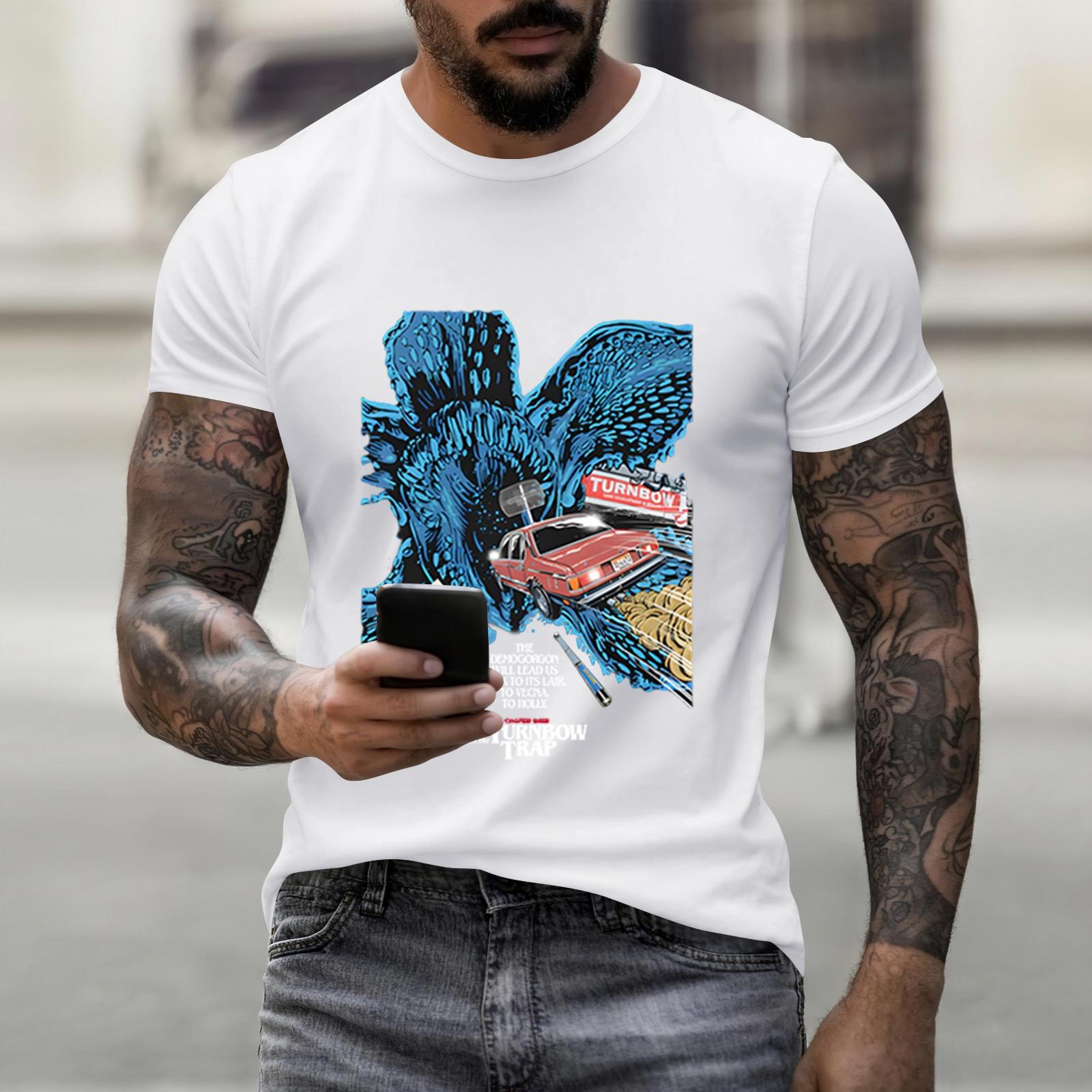 

Модні круглий виріз реглан короткий рукав робочий одяг з принтом топи жіночі літні топи XL білий