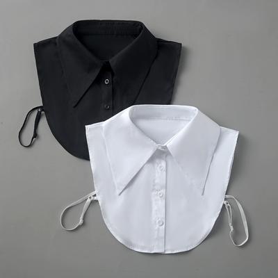 Fake Collar Women'S Versatile Fake Collar Shirt Spring And Summer Decorative Fake Collar Large Size Square Collar Wear Fake Collar