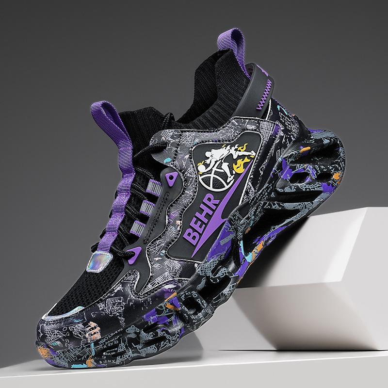 Neue Mode lässige Sportschuhe Outdoor leicht vielseitig Dad Shoes Fly-Woven Camouflage Blade Schuhe