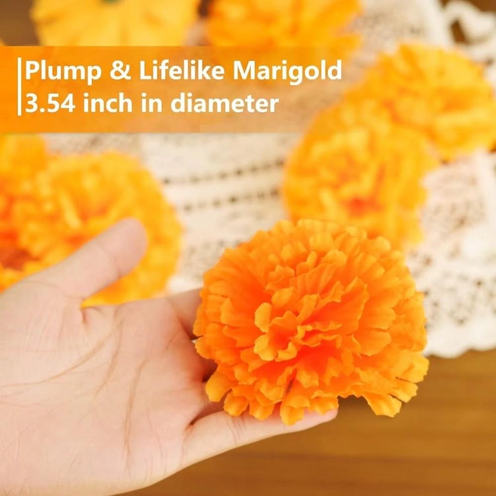 Portable Marigold Artificial Flowers