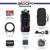 Zoom H6 Essential Handheld Recorder Bundle 32GB MicroSD Card XLR Cables Batteries Charger Accessories Photo4Less Cloth