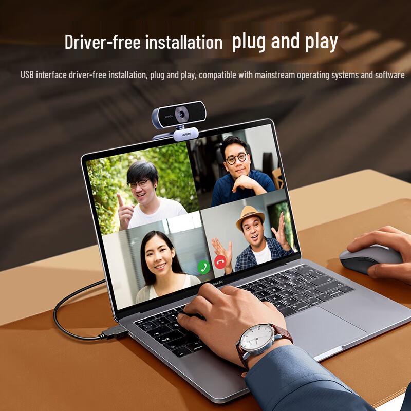 UGREEN 2K HD USB Computer Webcam