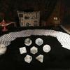 Various Shapes Different Number of Faces Educational Toys Digital Number Natural Gemstone Dice For Party Family Games