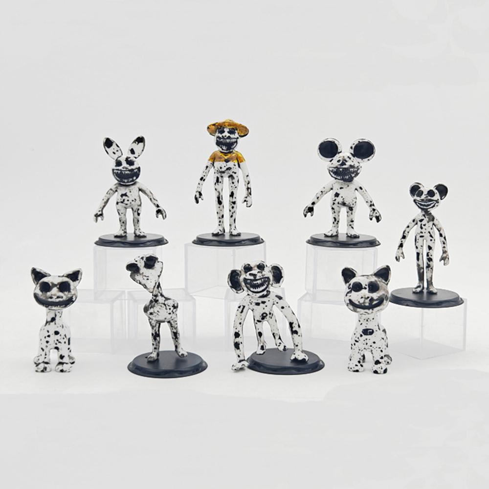 8Pcs Zoonomaly Action Figures for Game Fans Horror Figures Party Decor Ornaments