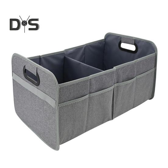 

Органайзер для багажника, вместительный, многосекционный, водонепроницаемый, автомобильный органайзер, ящик для хранения с ручками и пряжками