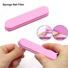 Buffer Rosa Fine Sabbia Rettangolare Facile da Tenere per Lucidare le Unghie Lima per Unghie Mini a Forma di Mezzaluna Specialmente Progettata Uso Manicure