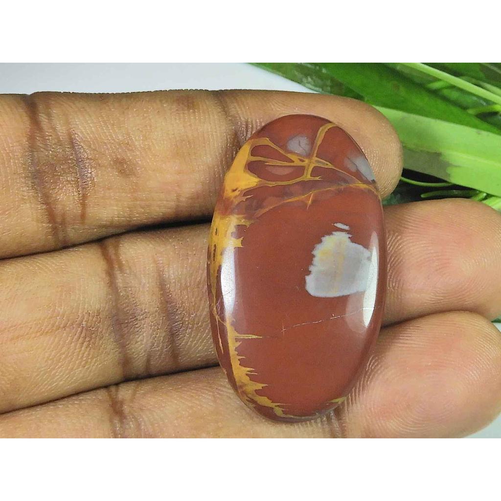 22X39X05MM Natural Noreena Jasper Oval Cabochon Loose Gemstone 46Cts SK-3821