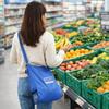 Multi-functional Folding Disc Shopping Bag Eco-Friendly Reusable Shopping Storage Bag Retractable Rotating Storage Bag for Home