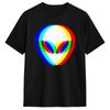 Streetwear T Shirt Summer Ghost Trippy Vaporwave Halloween Techno Rave Edm Dj Music Novelty T Shirts Cotton Tshirt Short Sleeve