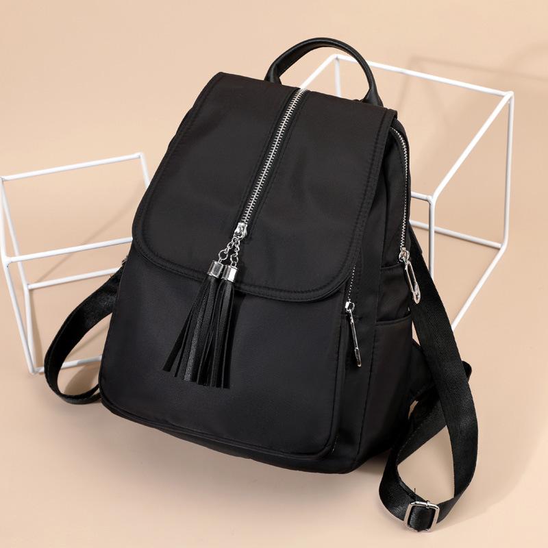 Women's Trendy 2025 Korean Style Travel Backpack - Casual Outdoor Nylon Double Shoulder Bag