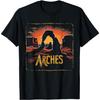 Arches - US-Nationalpark Utah Vintage Herren Damen Kinder Retro T-Shirt
