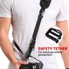 Waka Rapid Camera Neck Strap with Quick Release and Safety Adjustable Shoulder Strap for Olympus DSLRs Black Tether, Nikon, Canon, Sony, -