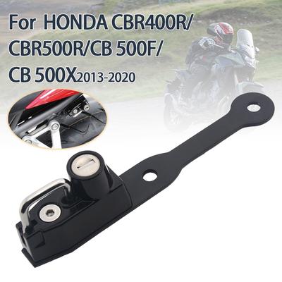 Motorcycle Helmet Lock Kit Helmets Security Anti-Theft Lock Rust-Proof Aluminum For Honda CBR400 CBR500 CB 500F 500X Accessories