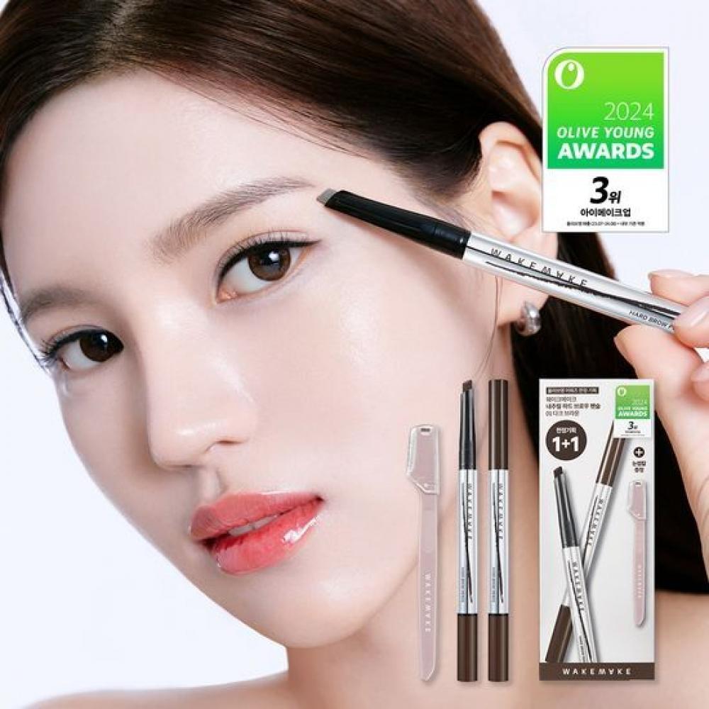 

WAKEMAKE [Награды 2024 года] Wakemake Natural Hard Brow Pencil 5 Color Planning Single Item 05 Natural Gray