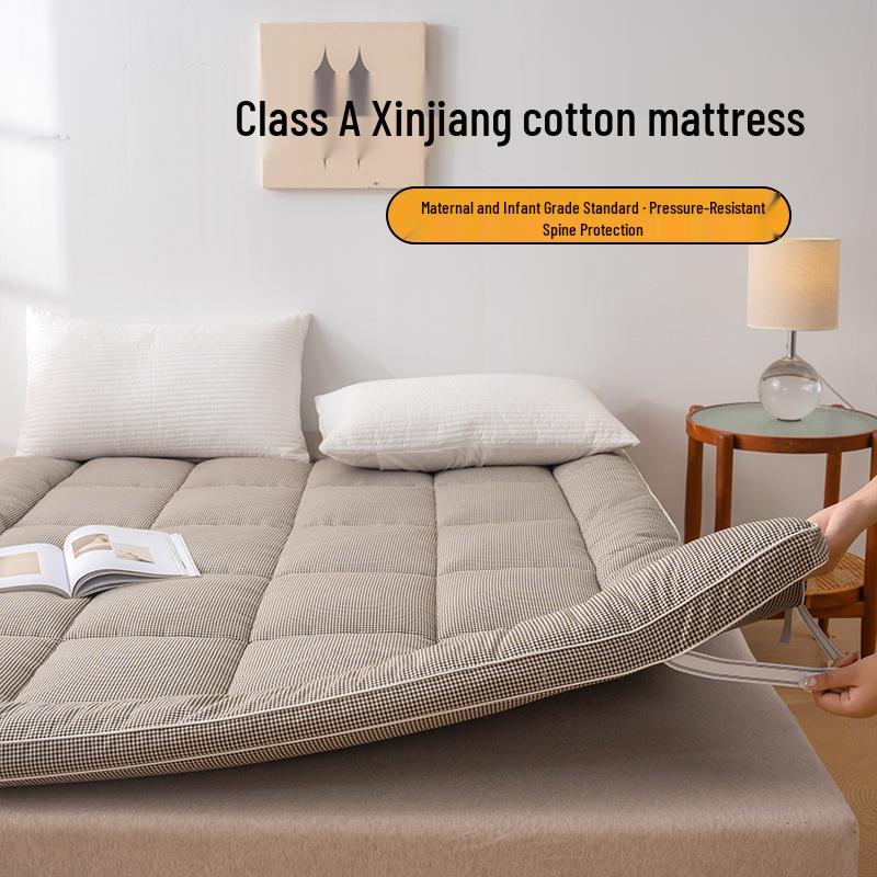 Washable Thickened Cotton Mattress Protector for Dorms and Home.