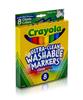 Crayola Marker 8 Classic Bold Product Number 587808 Water-Removable Pens, Colors, Tip, Authentic,