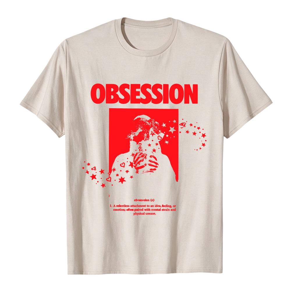 T-shirt a maniche corte Ossessione per il Cinema Cotone Morbido Uomo Donna T-shirt Unisex Streetwear Merchandising Grafico Moda Girocollo Abbigliamento Largo