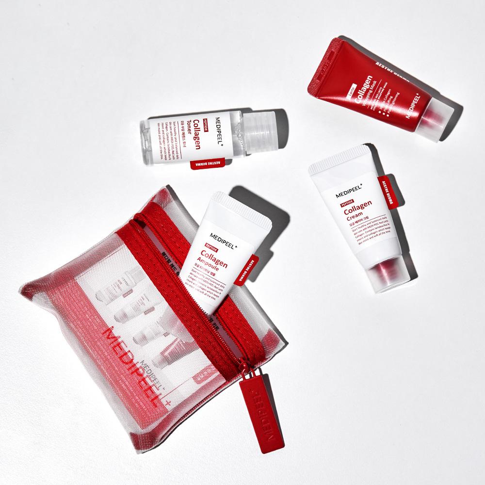Medi-Peel Red Lacto Collagen Skincare Trial 4 Kit | Korean Skinare Set