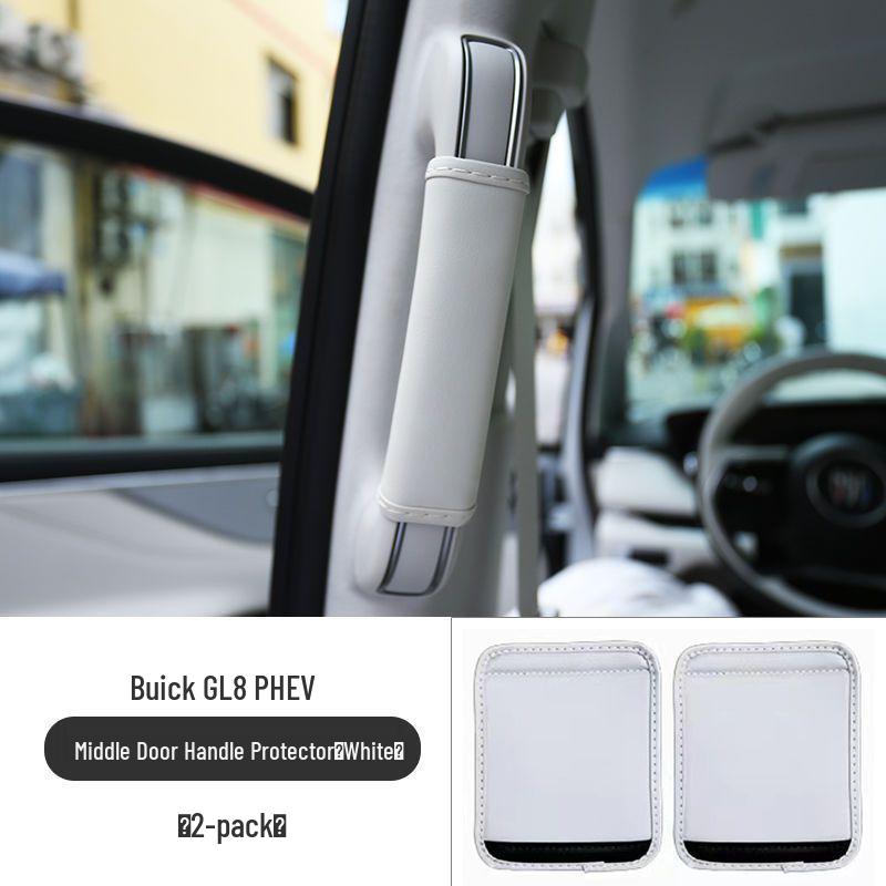 

Buick GL8 PHEV ES & LS Door Armrest Leather Cover for Car Roof Modification GL8 PHEV Middle Door Armrest Cover Black 2-piece