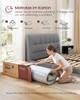 VASAGLE Mattress 140 x 200 x 20 cm Pocket Spring Gel Memory Foam Mattress Medium Firm H3 7-Zone Support Motion Isolation Breathable Cover Blue