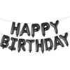 Happy Birthday Balloon Banner Party 16 Inch 3D Aluminum Foil Inflatable Letter kit set Banner Balloons Birthday Party Decorations Supplies Party