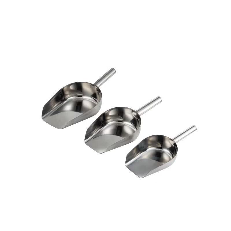 Tingbai Stainless Steel Flat Bottom Scoop