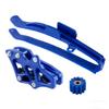 Motorcycle Blue Plastic Chain Guide & Slider Kit Direct Fit For Yamaha YZ450F YZ250F YZ125 Motocross Dirt Bike Accessories