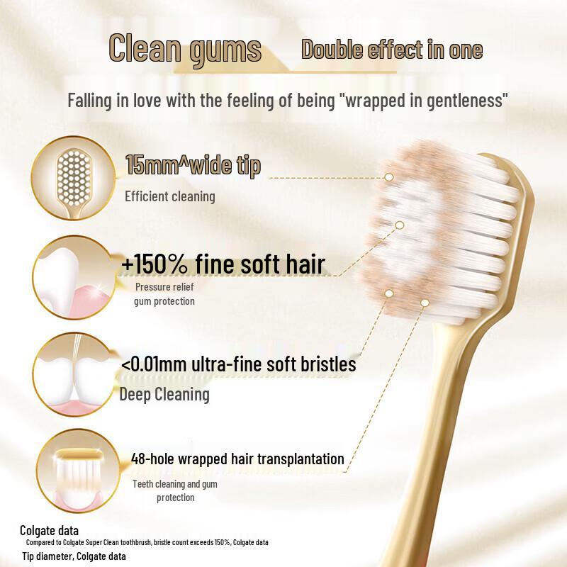 Colgate Gentle Clean Wide Head Soft Toothbrush
