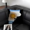 Uruguay Flag Hot Cushion Cover Natural Linen Organic Fabric Double-Sided Printing Sofa Home Decor Gift Pillow Case
