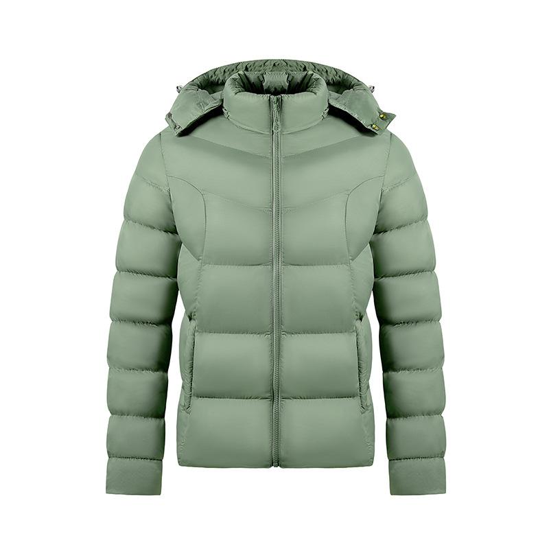 

Men s Winter Hooded Cotton Jacket Thick Warm Parka Casual Ski Windproof Cotton Padded Coat Male Outerwear 2XL