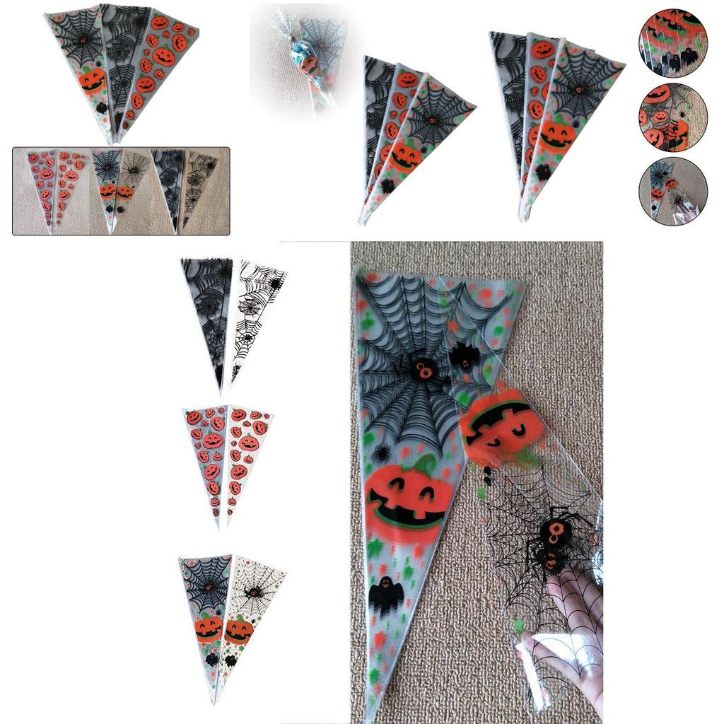 Kleurrijke snoepzakjes (100 stuks), perfect voor het bewaren van snacks en feestartikelen.