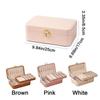 Space Saving Double-Layer Jewelry Storage Box Large Capacity Jewelry Storage Case  Ring