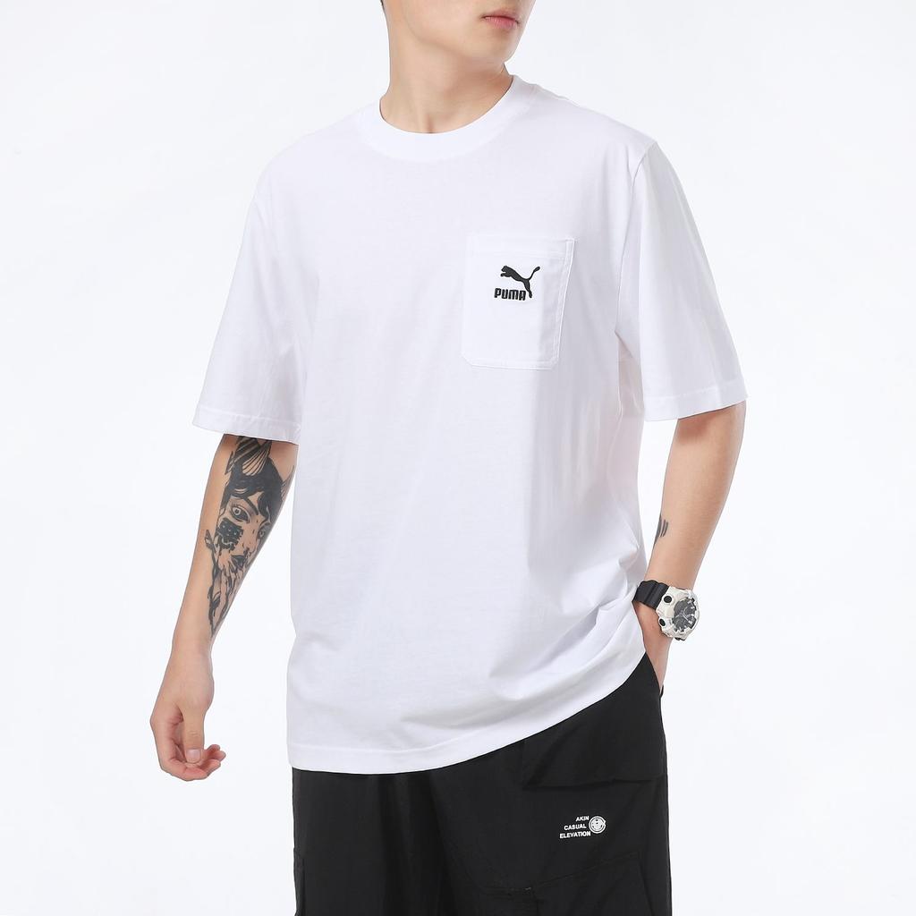 Puma Set-in Sleeve T-Shirt Men's White 532636-02