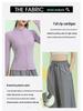 Damen Slim-Fit Atmungsaktiver Badmintonanzug - Herbst/Winter Schnelltrocknendes Sportbekleidungsset mit Reißverschluss und langen Ärmeln
