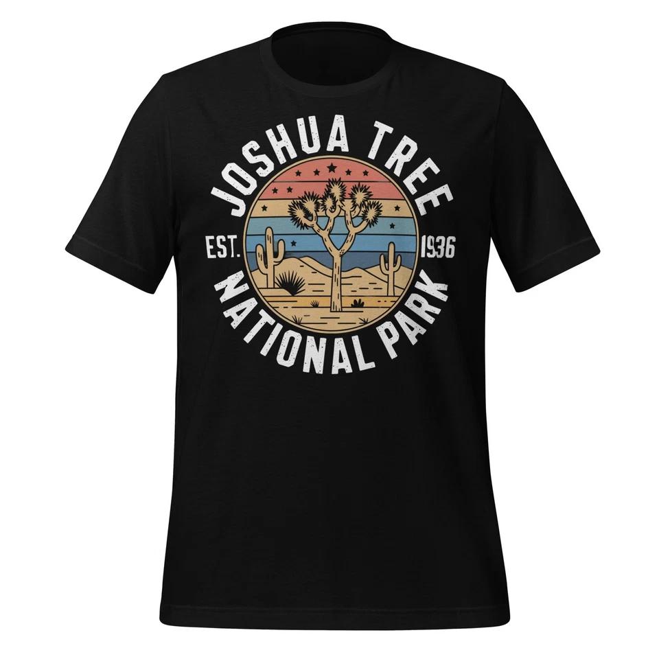 

Joshua Tree National Park Desert Vintage Unisex T-Shirt Outdoor Gift Tee XL