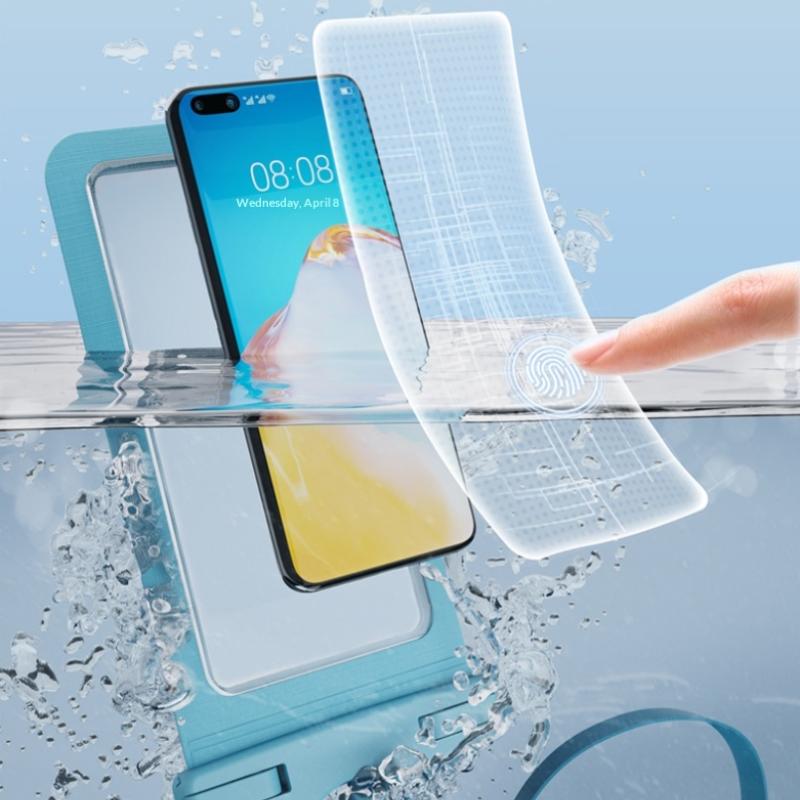 Waterproof Phone Case Pouch Universal Screen Compatible Swimming Underwater Phone Bag Touch Neck Hanging Rafting Diving Pouch