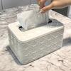 New Rattan Pattern Tissue Box Living Room Paper Box Desktop Tissue Box Car Tissue Box Toilet Tissue Box