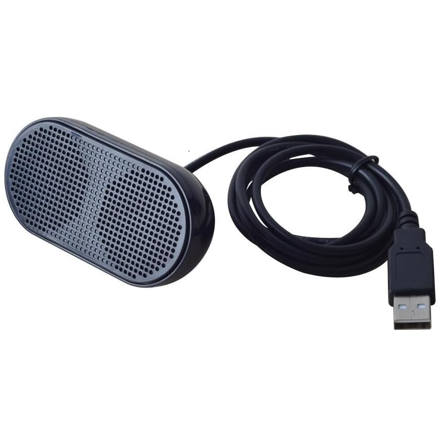 Lightweight and compact USB mini speaker compatible with Easy to use with just a USB laptops. connection!