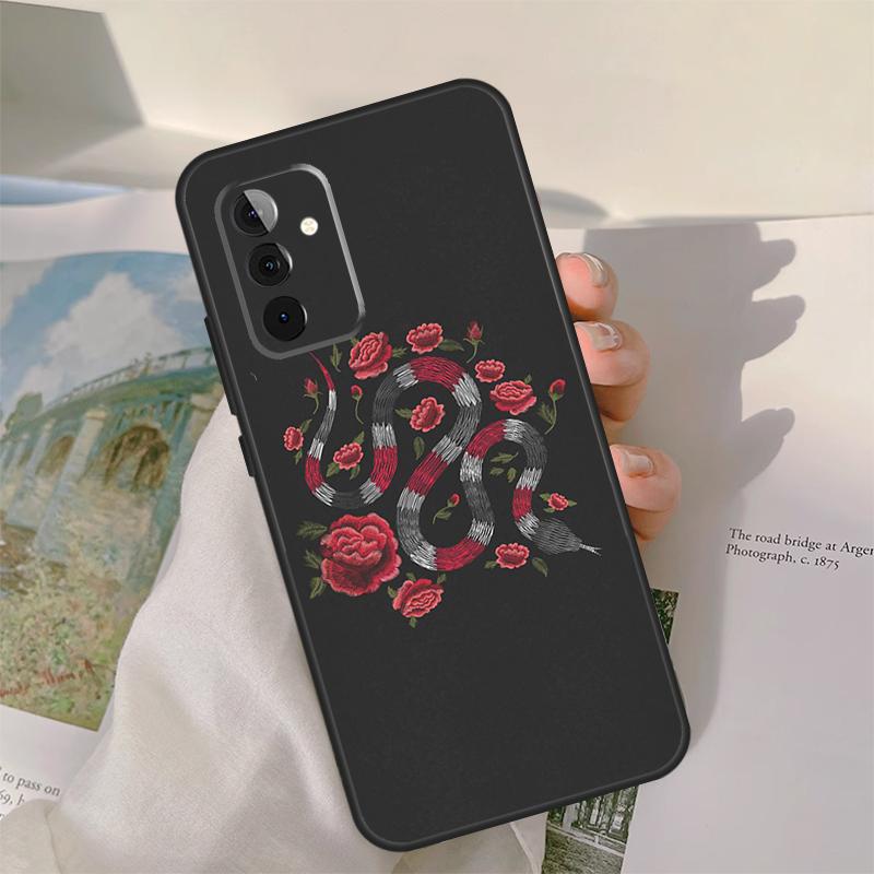 

Snake Flower Case For Samsung Galaxy A52 A32 A12 A22 A16 A26 A36 A56 A06 A55 A35 A15 A54 A34 A14 A13 A53 Samsung A36