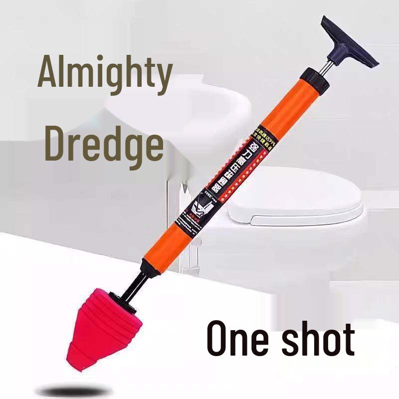 Powerful One-Shot Toilet Unclogger - Fast & Effective Sewer Suction Tool