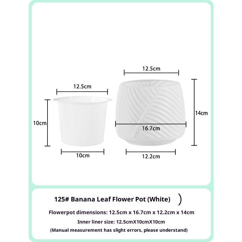 1 Pc Mini Self Watering Flower Pot Fish Tank Transparent Plastic Plant Pots Self Watering Planter Pot Vase For Home Decoration