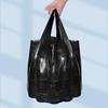 NHZHIW Thickened Black Vest-Style Garbage Bags, 50 Count