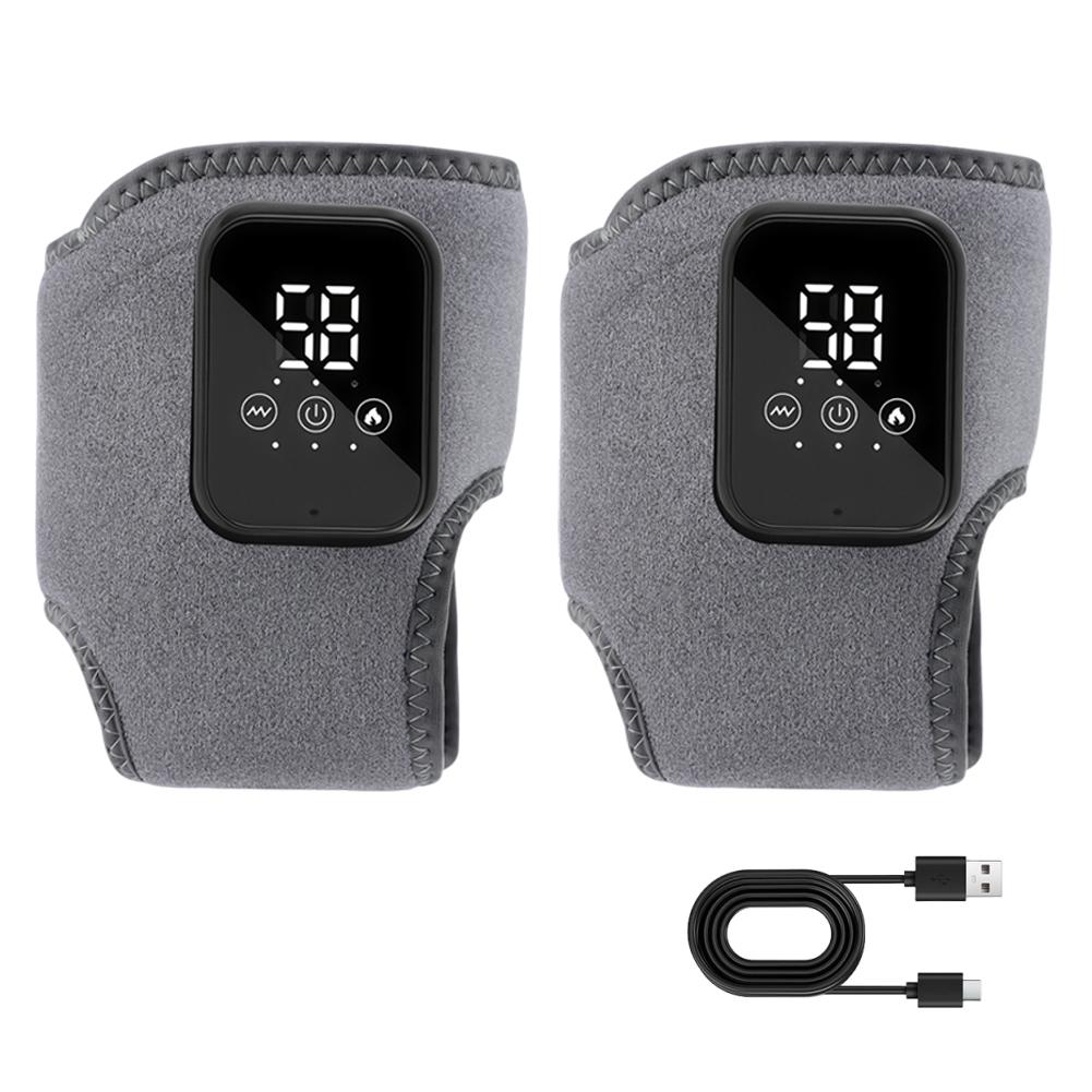 

Portable Foot Massager Windproof Vibration Leg Massage Machine Electric Heating Joint Care Tool for Home Office Relieves Fatigue
