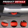 TPE Car Iron Tow Hook Rescue Front Trailer Hook Protective Decorative For Ford Ranger Ranger + Exterior Accessories 2 Pcs