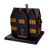 Black House Incense Burner Resin Witch House Incense Cone Stick Holder Halloween Party Desktop Decoration Ornament