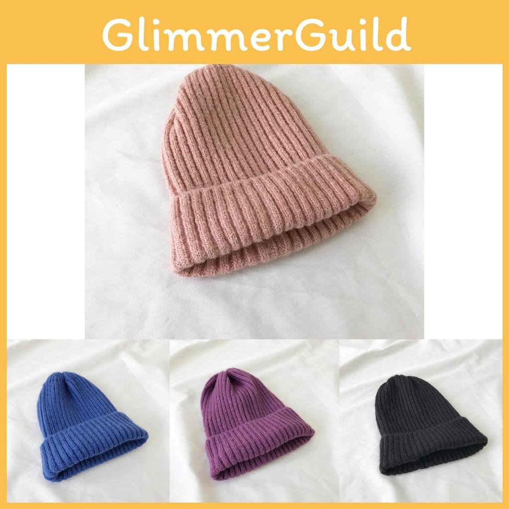 Warm Comfortable Cotton Knit Hat For Winter Versatile Colors Beanie Hightop